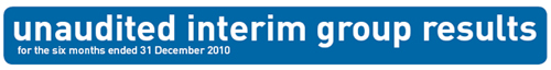 Interim results
